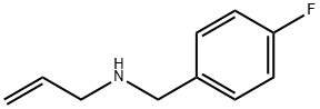 N-(4-フルオロベンジル)-2-プロペン-1-アミン 化学構造式