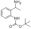 [2-(1-AMINO-ETHYL)-PHENYL]-CARBAMIC ACID TERT-BUTYL ESTER 化学構造式