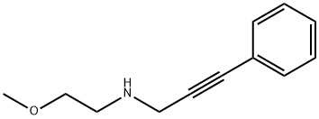 N-(2-METHOXYETHYL)-3-PHENYLPROP-2-YN-1-AMINE 结构式