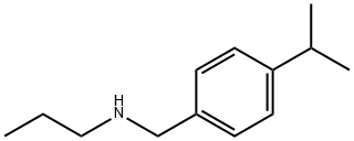 N-(4-ISOPROPYLBENZYL)PROPAN-1-AMINE 结构式