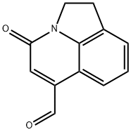 4-oxo-1,2-dihydro-4H-pyrrolo[3,2,1-ij]quinoline-6-carbaldehydeMFCD06617877 Structure