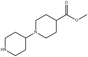1,4'-联哌啶]-4-羧酸甲酯 结构式