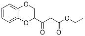 3-(1,4-苯并二噁烷-2-基)-3-氧代丙酸乙酯,889955-17-3,结构式
