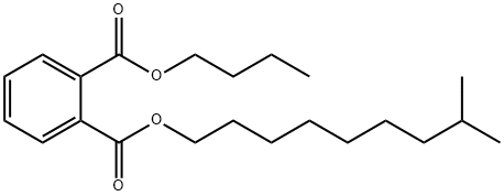 フタル酸1-ブチル2-(8-メチルノニル) 化学構造式