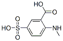 2-(methylamino)-5-sulphobenzoic acid Structure