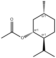 89-48-5 rel-2α*-イソプロピル-5β*-メチルシクロヘキサン-1β*-オールアセタート