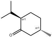 rel-5β*-メチル-2α*-(1-メチルエチル)シクロヘキサノン 化学構造式