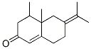 4,4a-dimethyl-6-propan-2-ylidene-4,5,7,8-tetrahydro-3H-naphthalen-2-on e 结构式
