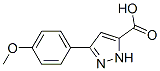 3-(4-METHOXYPHENYL)-1H-PYRAZOLE-5-CARBOXYLIC ACID Struktur