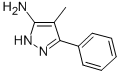 4-甲基-5-苯基-2H-吡唑-3-胺,890014-38-7,结构式
