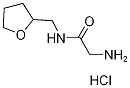 2-Amino-N-(tetrahydro-2-furanylmethyl)acetamidehydrochloride 结构式