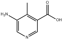 5-氨基-4-甲基烟酸,890092-44-1,结构式