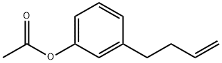4-(3-アセトキシフェニル)-1-ブテン 化学構造式