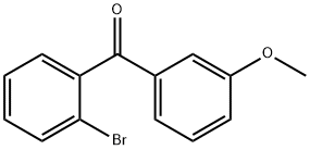2-BROMO-3'-METHOXYBENZOPHENONE Structure