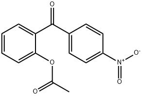 2-ACETOXY-4'-NITROBENZOPHENONE Struktur