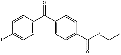 4-ETHOXYCARBONYL-4'-IODOBENZOPHENONE Structure