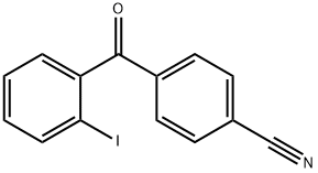 4-CYANO-2'-IODOBENZOPHENONE 化学構造式