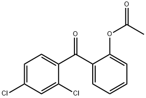 2-ACETOXY-2',4'-DICHLOROBENZOPHENONE Structure