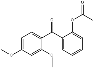 2-ACETOXY-2',4'-METHOXYBENZOPHENONE|2-(2,4-二甲氧基苯甲酰基)苯乙酸酯