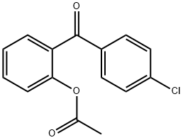 2-ACETOXY-4'-CHLOROBENZOPHENONE Structure