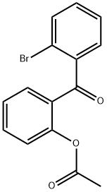 2-ACETOXY-2'-BROMOBENZOPHENONE 结构式