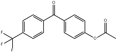 4-ACETOXY-4'-TRIFLUOROMETHYLBENZOPHENONE Structure