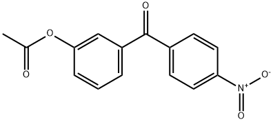 3-ACETOXY-4'-NITROBENZOPHENONE Structure