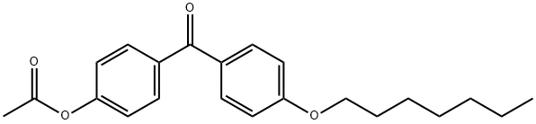 4-(4-(庚氧基)苯甲酰基)苯乙酸酯,890099-93-1,结构式
