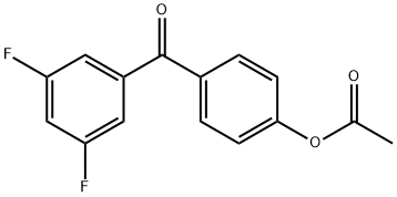 4-(3,5-二氟苯甲酰基)苯乙酸酯,890100-05-7,结构式