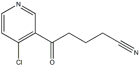 5-(4-CHLORO-3-PYRIDYL)-5-OXOVALERONITRILE Struktur