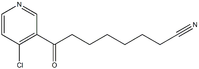 8-(4-氯吡啶-3-基)-8-氧代辛腈, 890100-92-2, 结构式