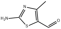 2-氨基-4-甲基噻唑-5-甲醛,89021-10-3,结构式