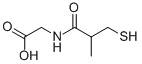 N-(3-MERCAPTO-2-METHYLPROPANOYL)GLYCINE 结构式