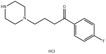 1-(4-氟-苯基)-4-哌嗪-1-基-丁-1-酮二盐酸盐,89027-27-0,结构式