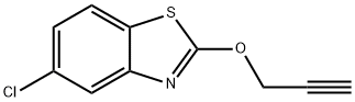 Benzothiazole, 5-chloro-2-(2-propynyloxy)- (9CI) Structure