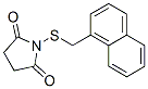 1-(naphthalen-1-ylmethylsulfanyl)pyrrolidine-2,5-dione Structure