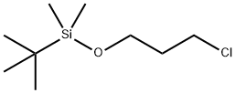 1-(t-ブチルジメチルシロキシ)-3-クロロプロパン 化学構造式