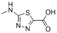 1,3,4-Thiadiazole-2-carboxylic  acid,  5-(methylamino)- 结构式