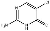 2-氨基-4-羟基-5-氯嘧啶 结构式