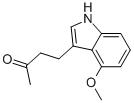 2-BUTANONE,4-(4-METHOXY-1H-INDOL-3-YL)- Structure