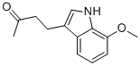 2-BUTANONE,4-(7-METHOXY-1H-INDOL-3-YL)- Struktur