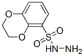 1,4-Benzodioxin-5-sulfonic  acid,  2,3-dihydro-,  hydrazide Struktur