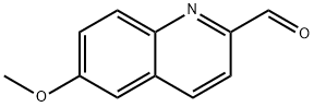 6-メトキシキノリン-2-カルバルデヒド 化学構造式