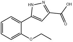 3-(2-ETHOXYPHENYL)-1H-PYRAZOLE-5-CARBOXYLIC ACID 结构式