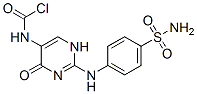 89074-09-9 [2-[[4-(aminosulphonyl)phenyl]amino]-1,4-dihydro-4-oxo-5-pyrimidinyl]carbamoyl chloride