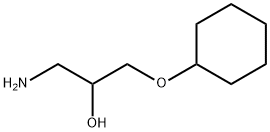 1-氨基-3-(环己氧基)丙-2-醇 结构式