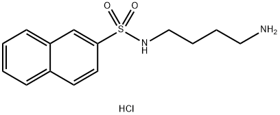 N-(4-アミノブチル)-2-ナフタレンスルホンアミド 化学構造式