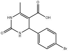 1,2,3,4-Tetrahydro-6-methyl-4-(4-bromophenyl)-2-oxo-5-pyrimidinecarboxylic acid