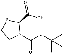 N-BOC-(S)-THIAZOLIDINE-2-CARBOXYLIC ACID Structure