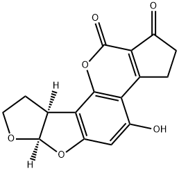 Aflatoxin P2 Struktur